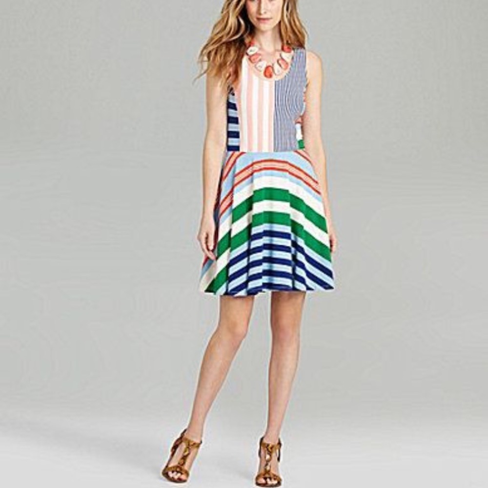 Daniel Cremieux Multi Striped Dress